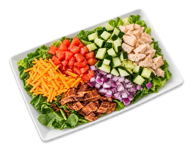 Salad platter illustration