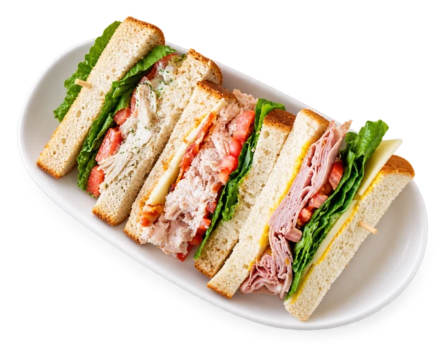 Sandwich platter illustration