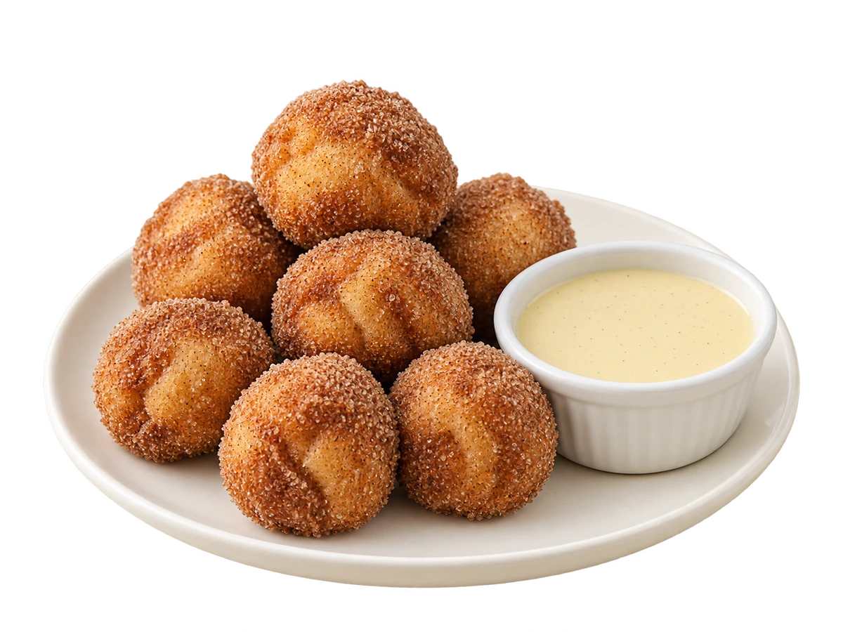 Pumpkin spice donut holes